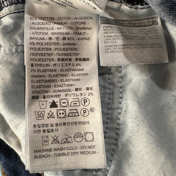 Levi’s 711 Womens SZ 28 Skinny Jeans Distressed Pockets Stretch Zip-Fly Low-Rise - Picture 11 of 12